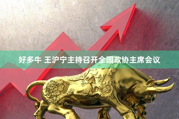 好多牛 王沪宁主持召开全国政协主席会议