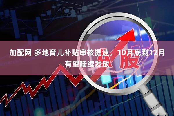 加配网 多地育儿补贴审核提速，10月底到12月有望陆续发放